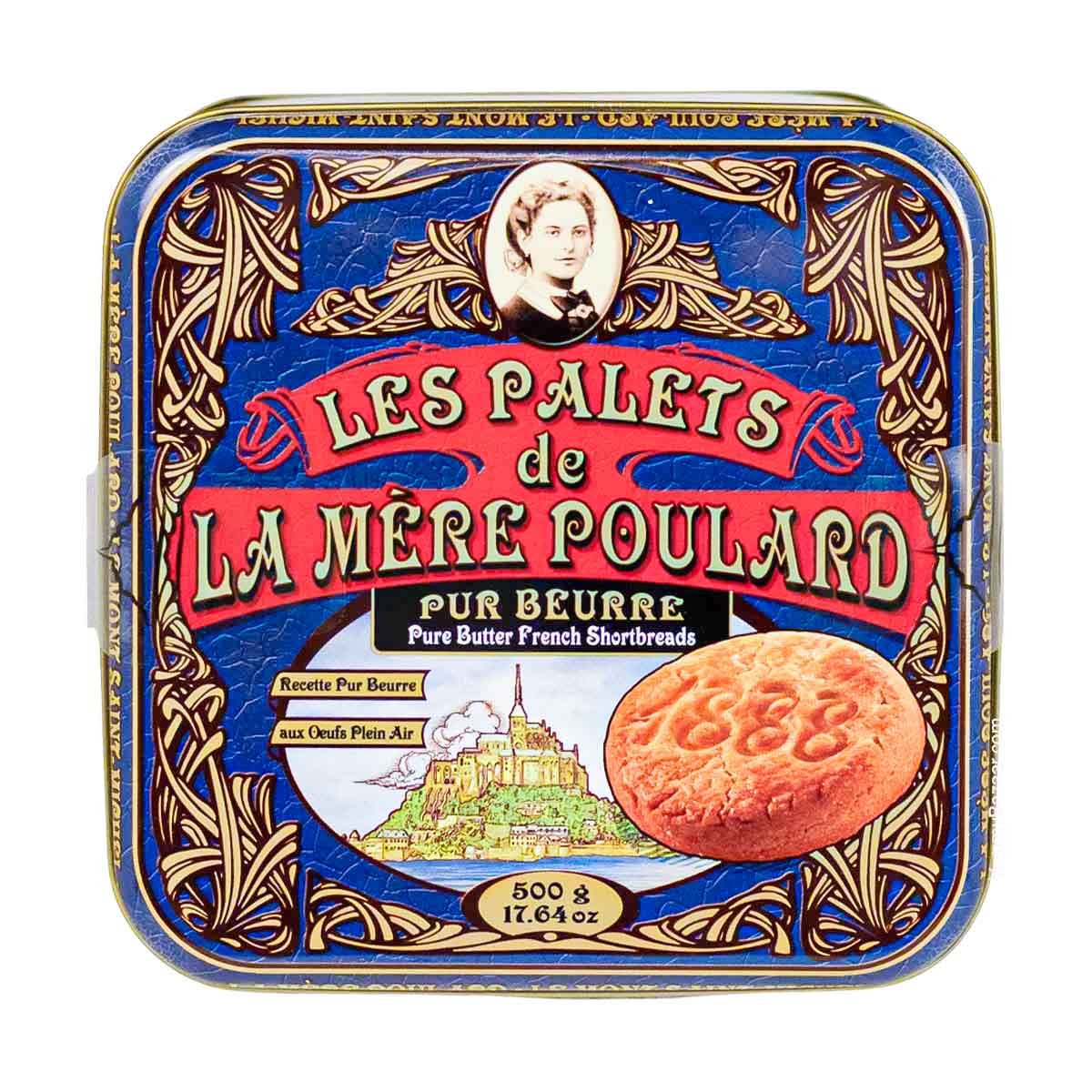 La Mere Poulard French Butter Cookies Palets in Luxury Tin 2