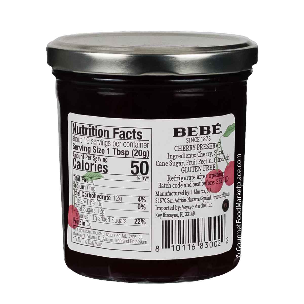 Bebe Spanish Cherry Preserve 2