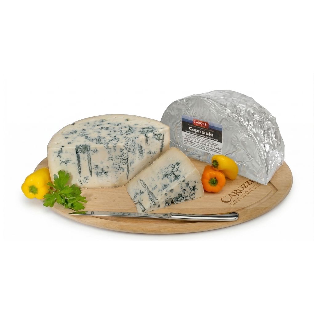 Carozzi Capriziola, Blue-Veined Goat's Milk Cheese 1
