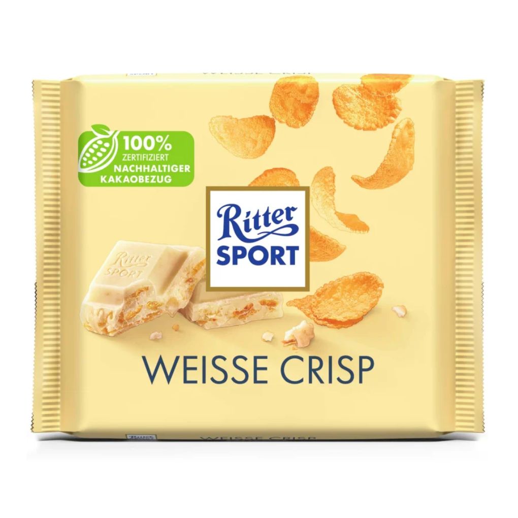 Ritter Sport White Chocolate with Corn Flakes 1