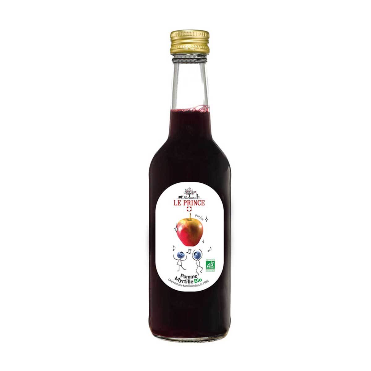Thomas Le Prince Organic French Apple and Blueberry Juice 1