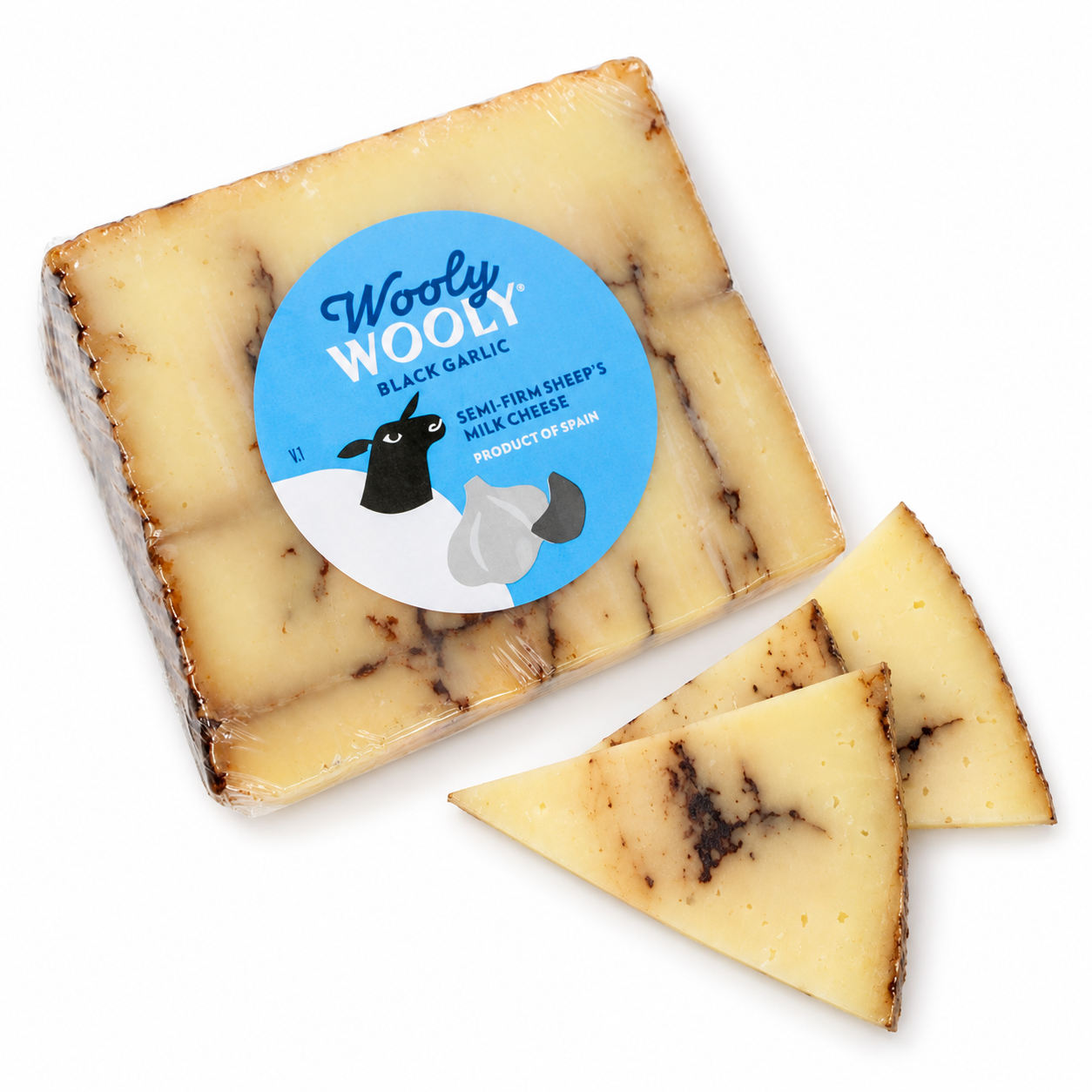 Mitica Wooly Wooly Sheep's Milk Cheese with Black Garlic 1