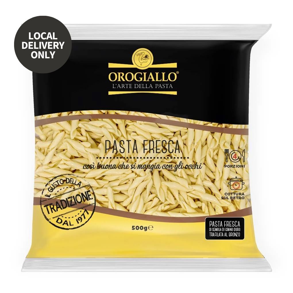Oro Giallo Fresh Strozzapreti Pasta 1