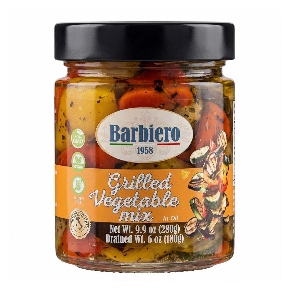 Barbiero Grilled Vegetable Mix in Oil 1