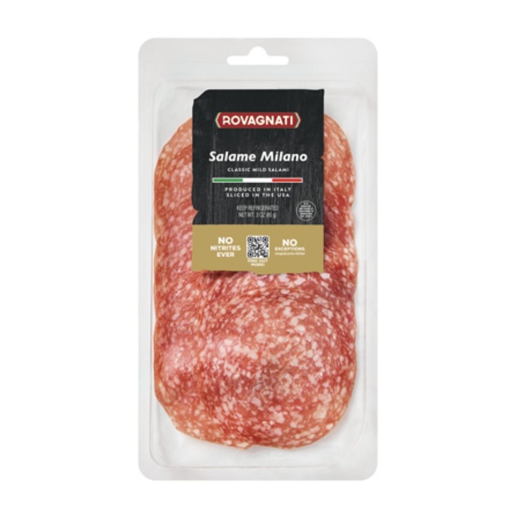 Rovagnati Sliced Milano Salami, No Nitrites Ever 1