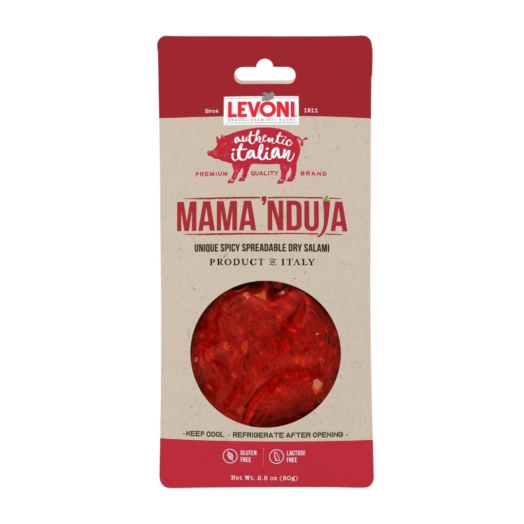 Levoni Mama Nduja Spicy Spreadable Salami 1