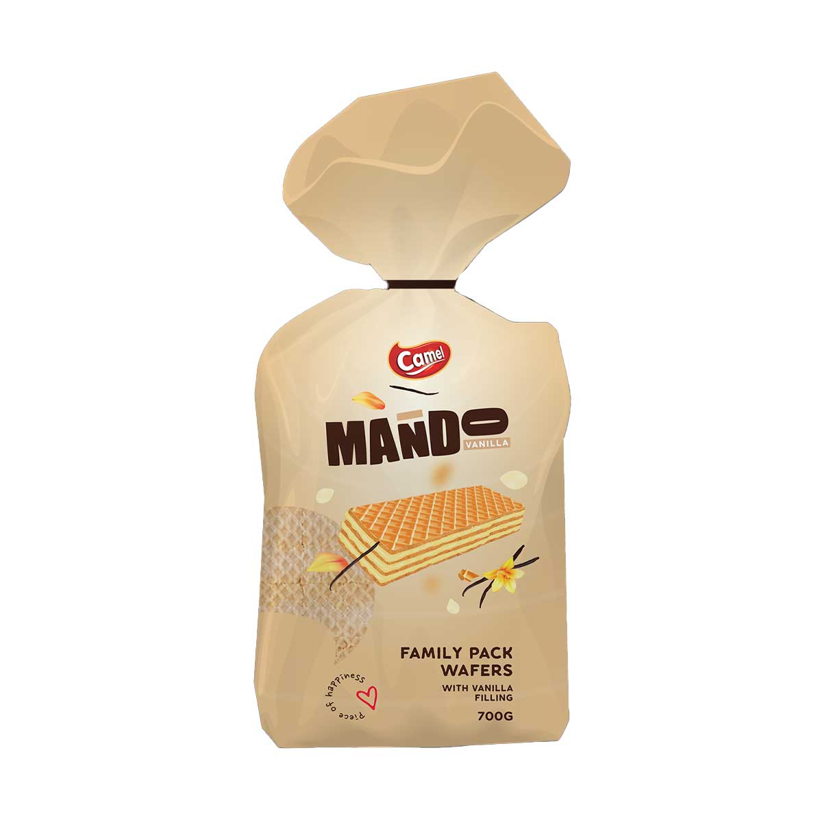 Mando Vanilla Wafers, Family Size 1
