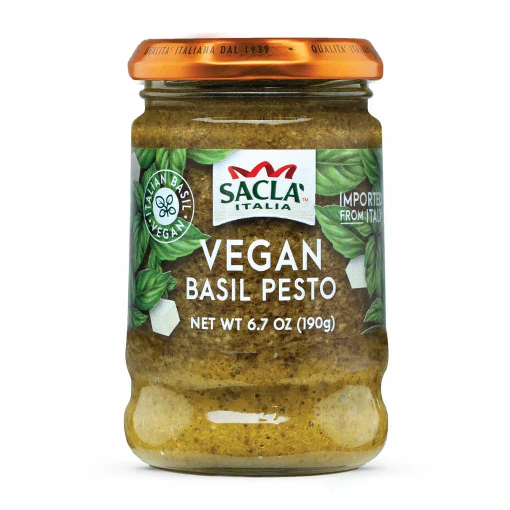 Sacla Vegan Basil Pesto 1