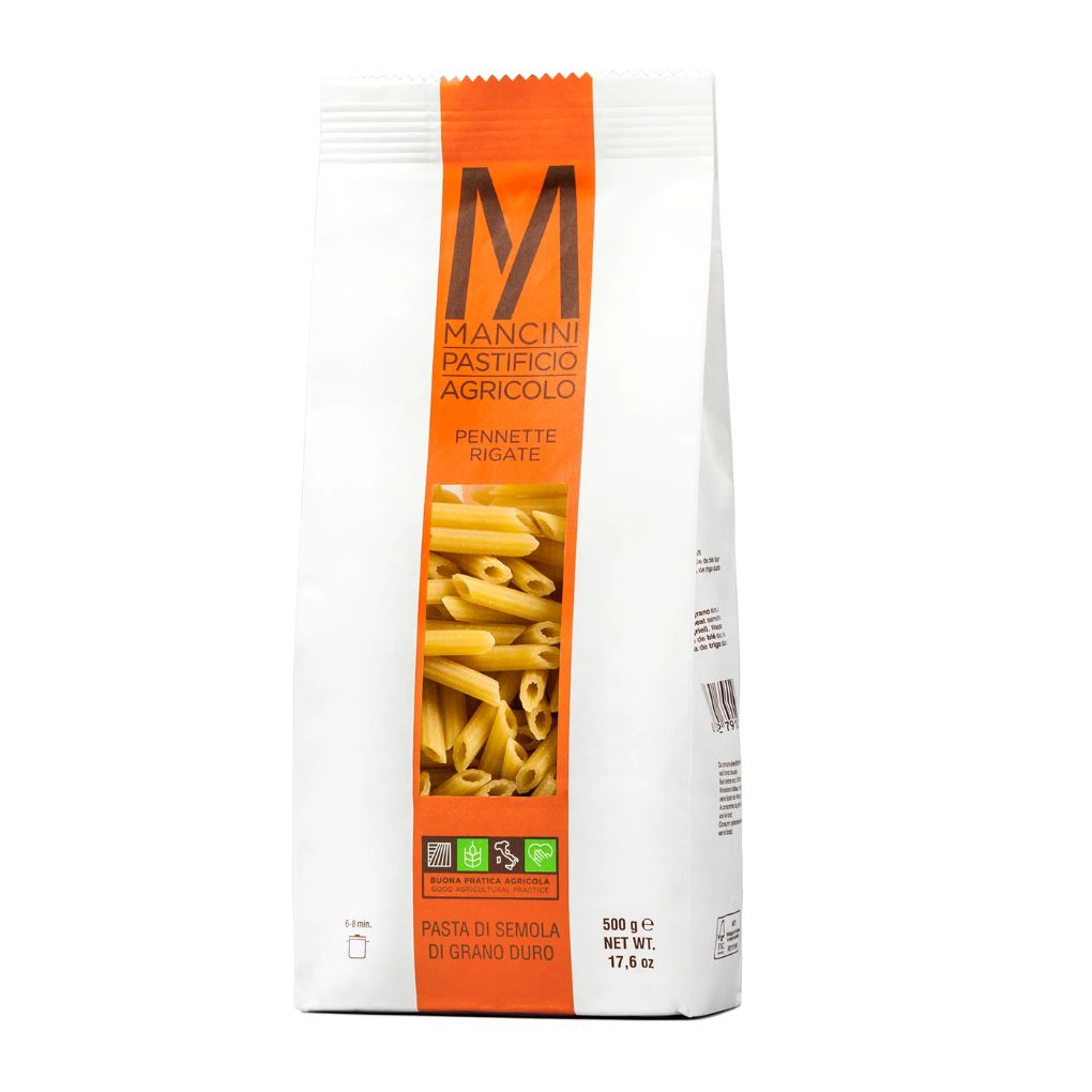 Mancini Pennette Rigate Pasta 1
