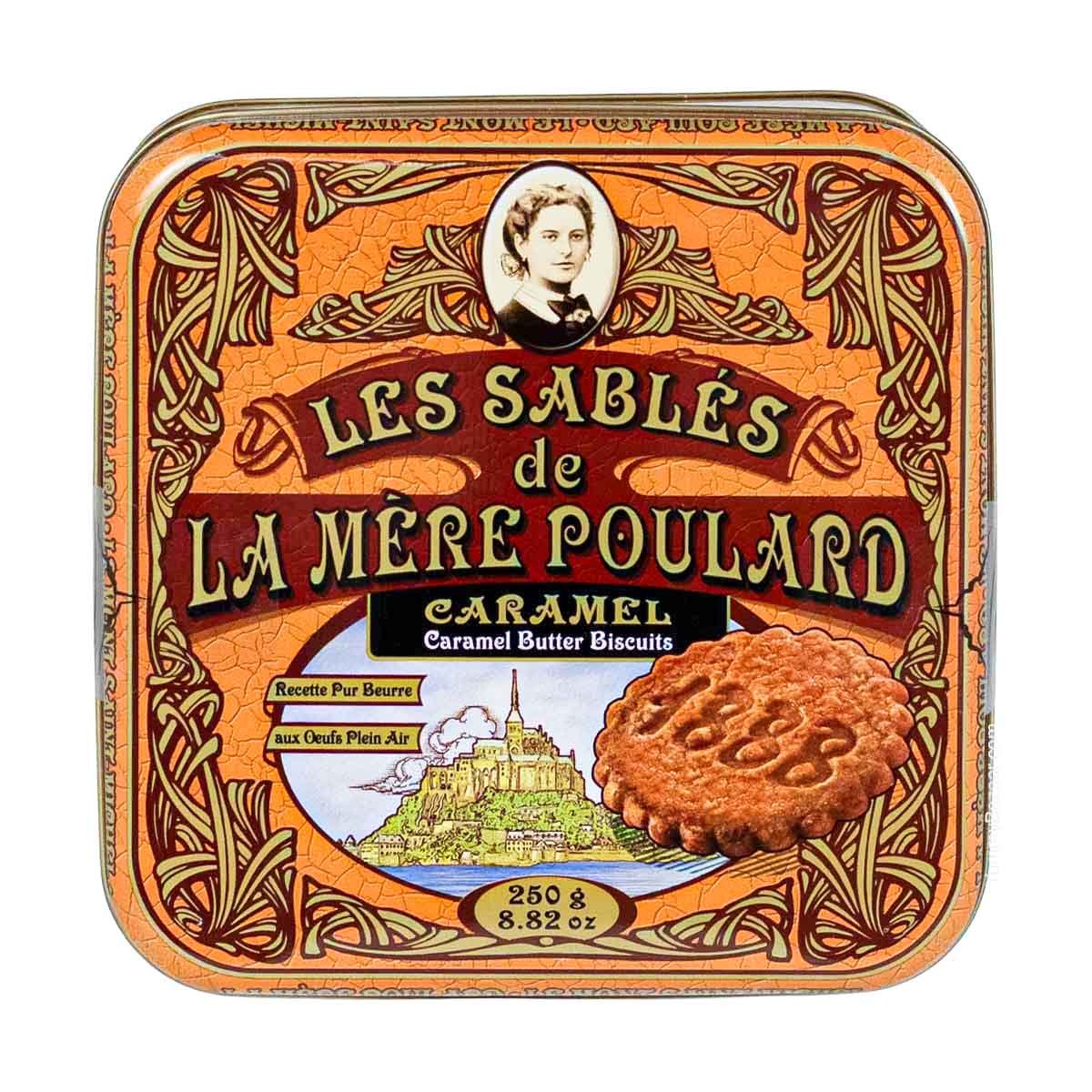 La Mere Poulard French Caramel Sable Cookies in Luxury Tin 2