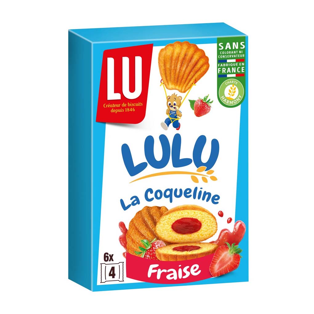 LU French Strawberry Sponge Cakes Coqueline 1