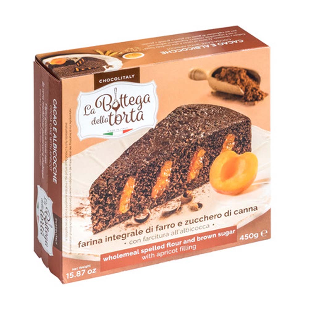 ChocolItaly Wholemeal Spelt Cake with Apricot Filling 1