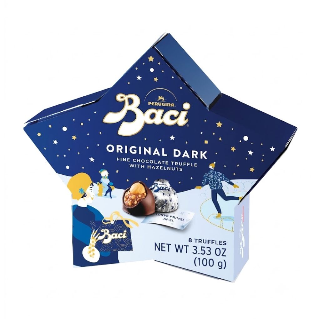 Perugina Baci Classic Dark Chocolate Christmas Star 1