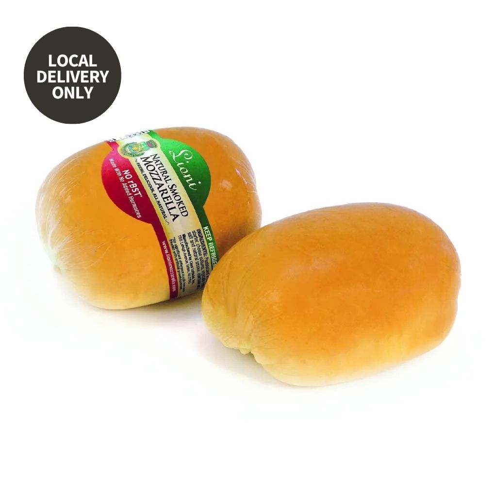 Lioni Latticini Smoked Mozzarella, Hand Wrapped, 1lb Balls 1