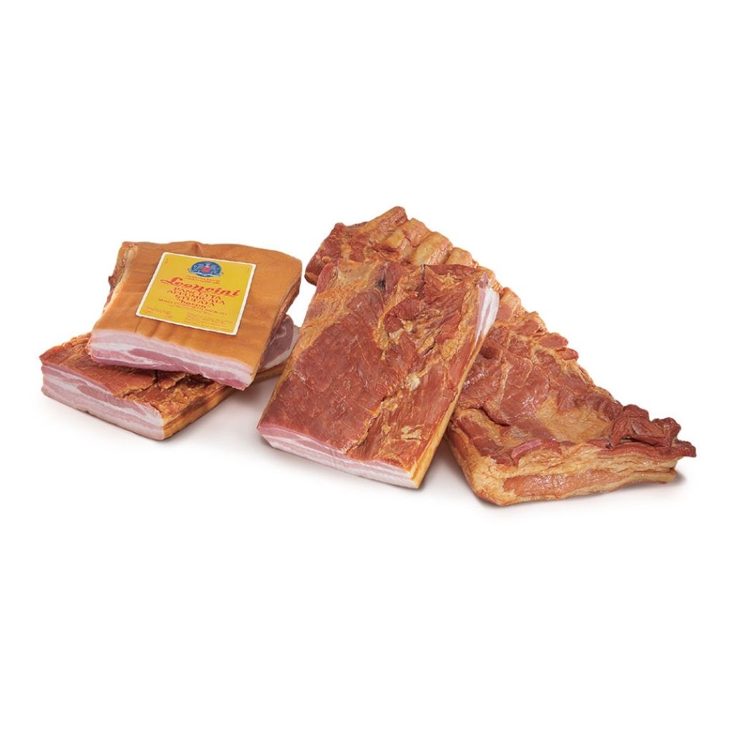 Leoncini Flat Pancetta, Smoked Cooked 1