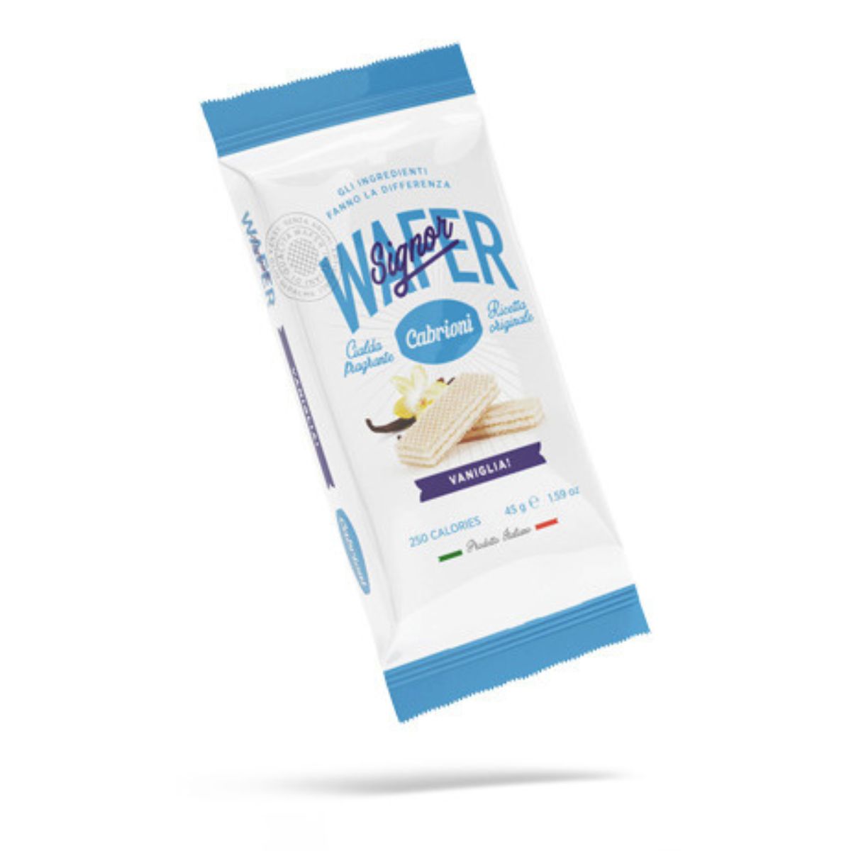 Cabrioni Italian Vanilla Signor Wafer 5-pack, No Palm Oil 2