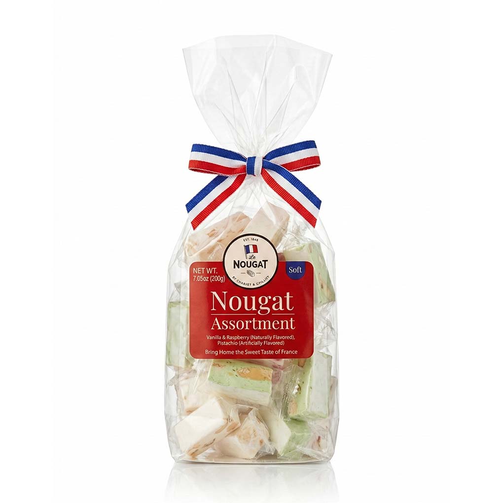 Le Nougat French Assorted Nougat Gift Bag, Soft 1