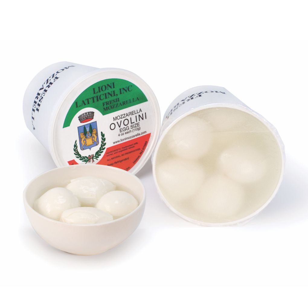 Lioni Latticini Ovoline Fresh Mozzarella in Water, 4oz Balls 2