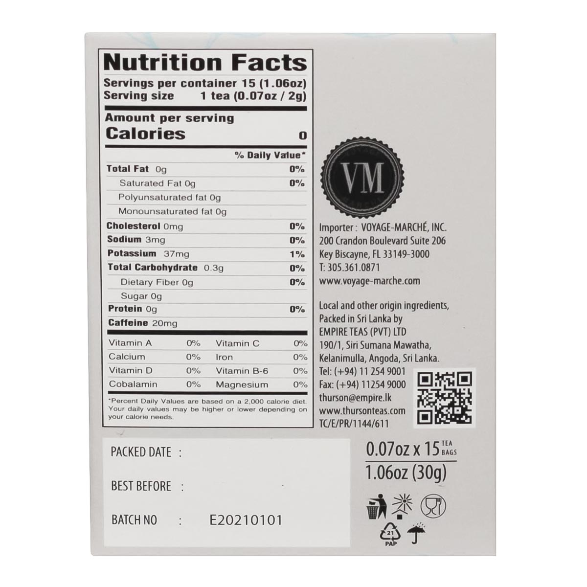 Thurson Fruit Infusion Tropical Tea, 15 Bags 2