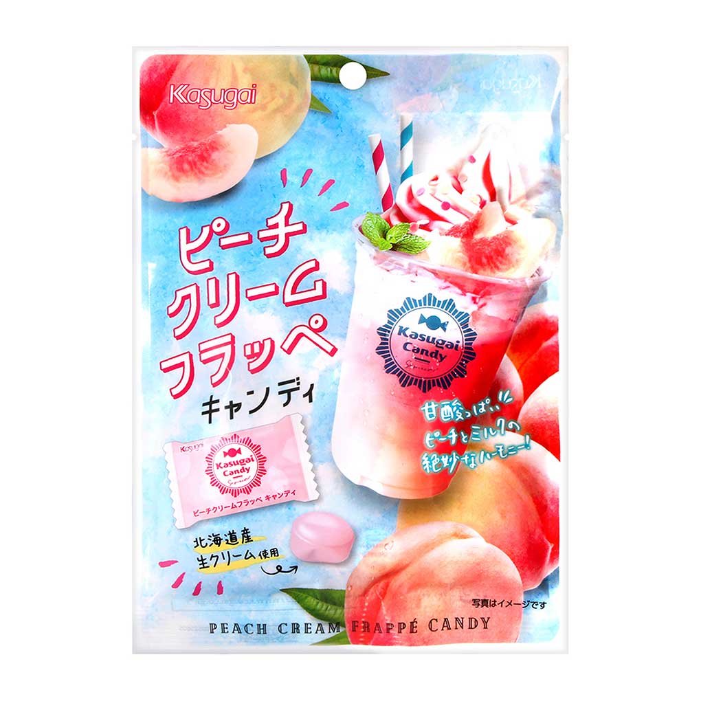 Kasugai Peach Cream Frappe Candy 1