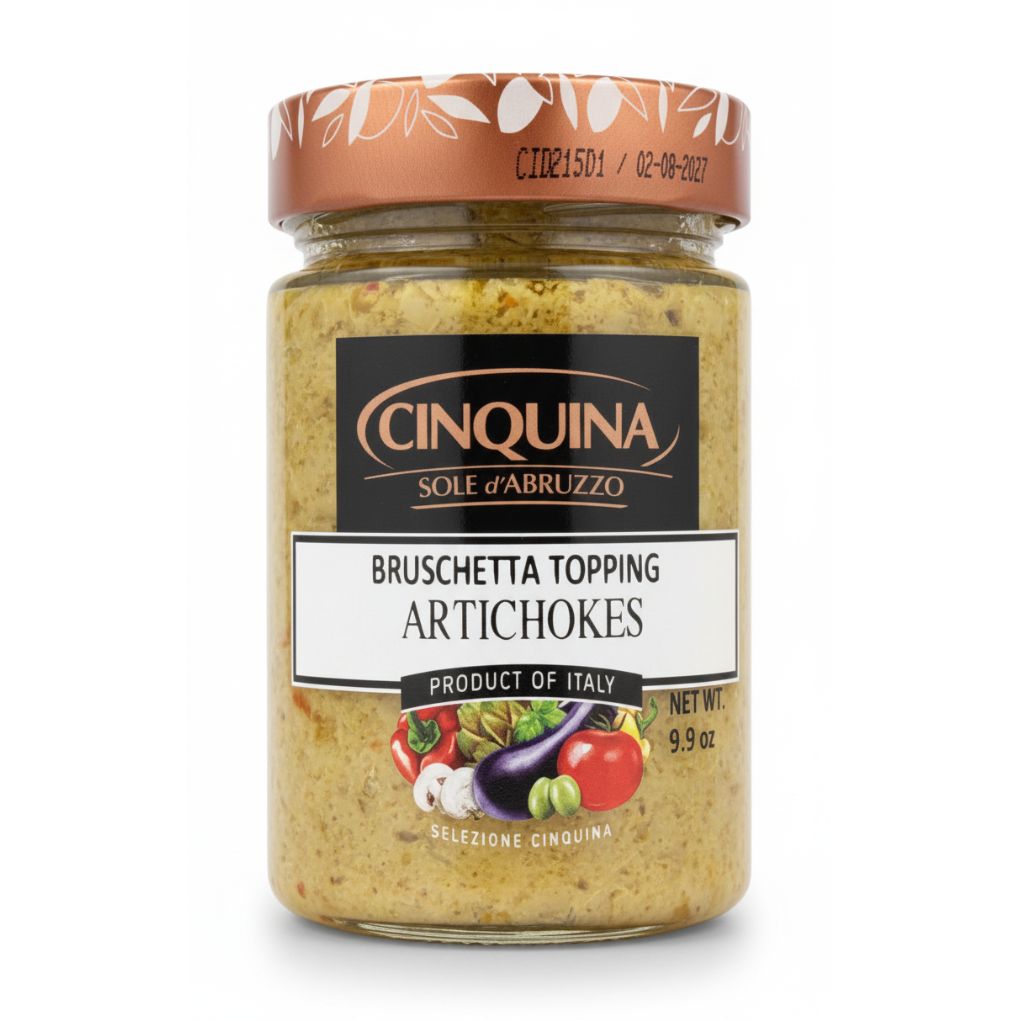Cinquina Artichokes Bruschetta Topping 1