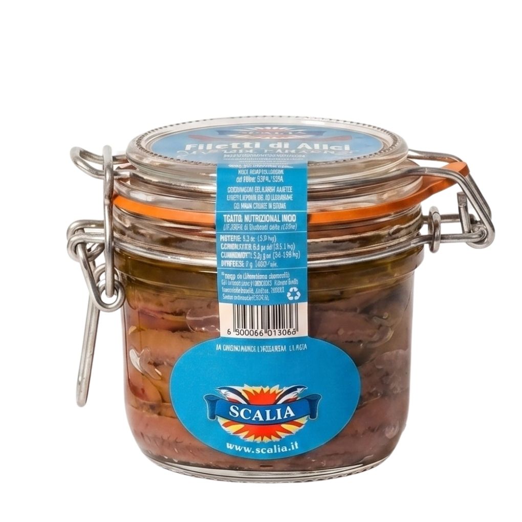 Scalia Sicilian Anchovy Fillets in EVOO 1