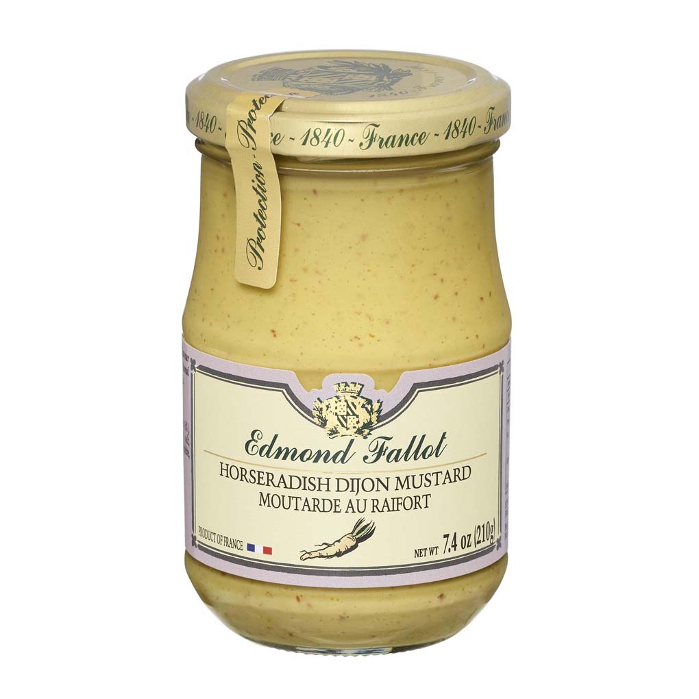 Edmond Fallot French Horseradish Dijon Mustard 1
