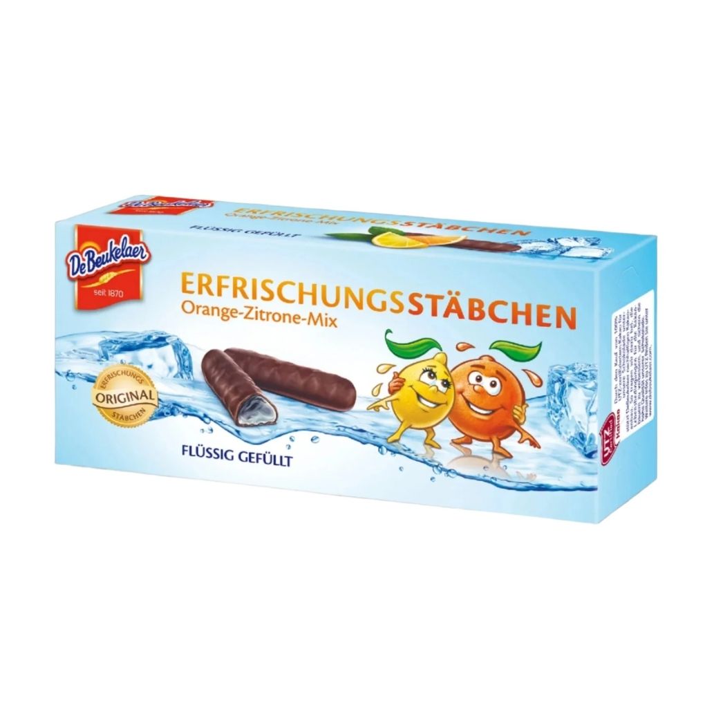 DeBeukelaer Chocolate Citrus Refreshment Sticks 1