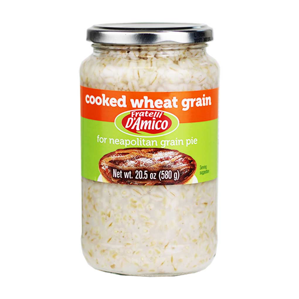 Fratelli D'Amico Cooked Wheat Grain for Neapolitan Grain Pie 1