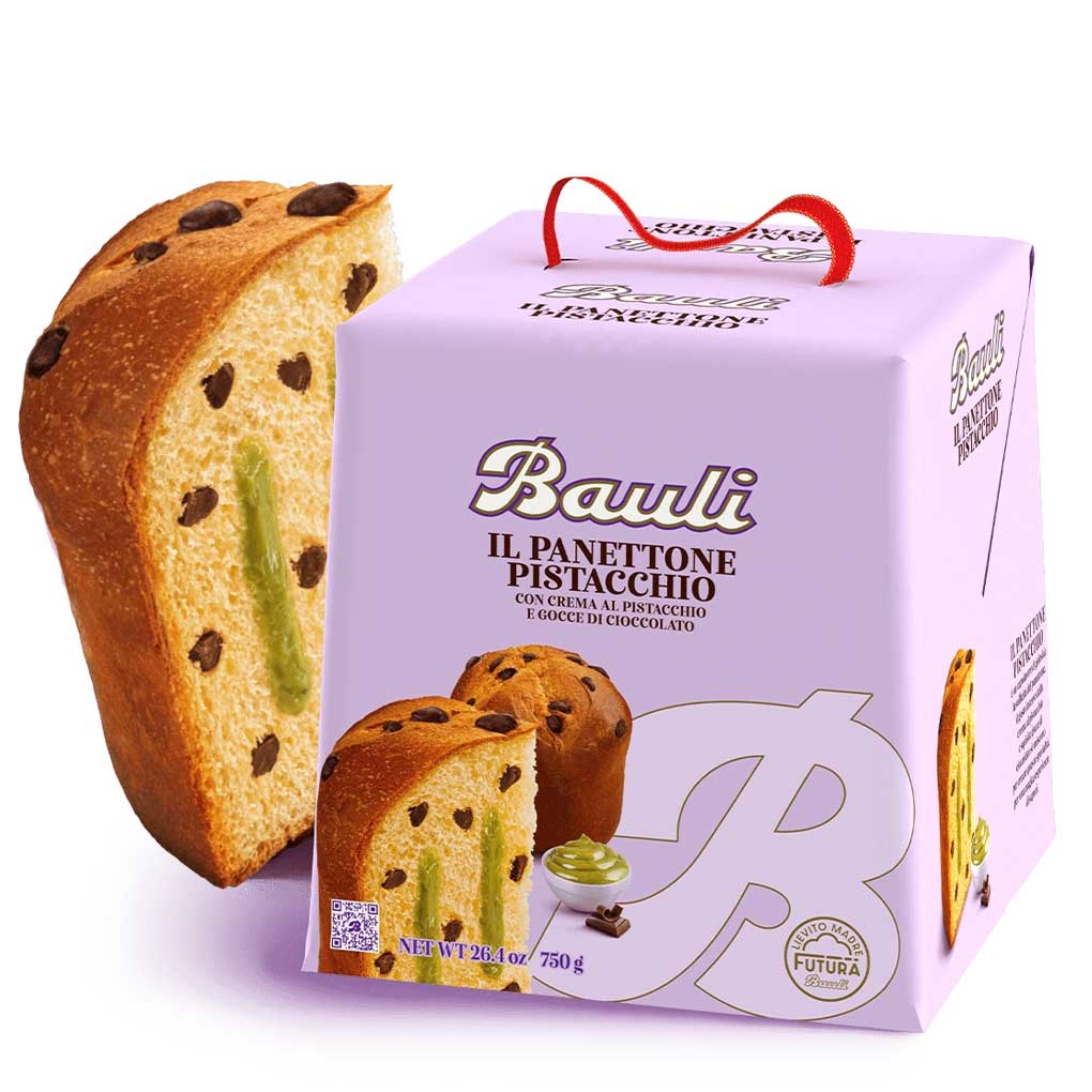 Bauli Pistachio Cream Panettone with Chocolate Chips 1