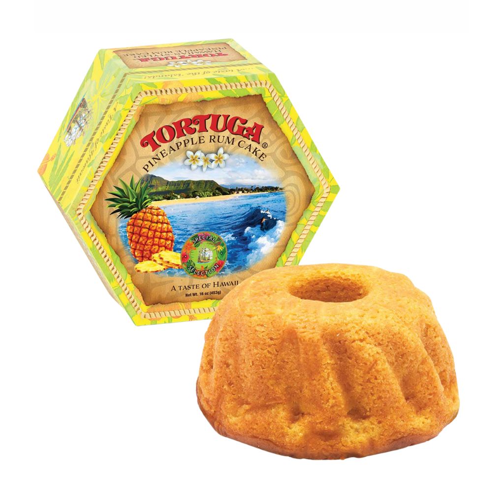 Tortuga Hawaiian Pineapple Rum Cake, Large 1