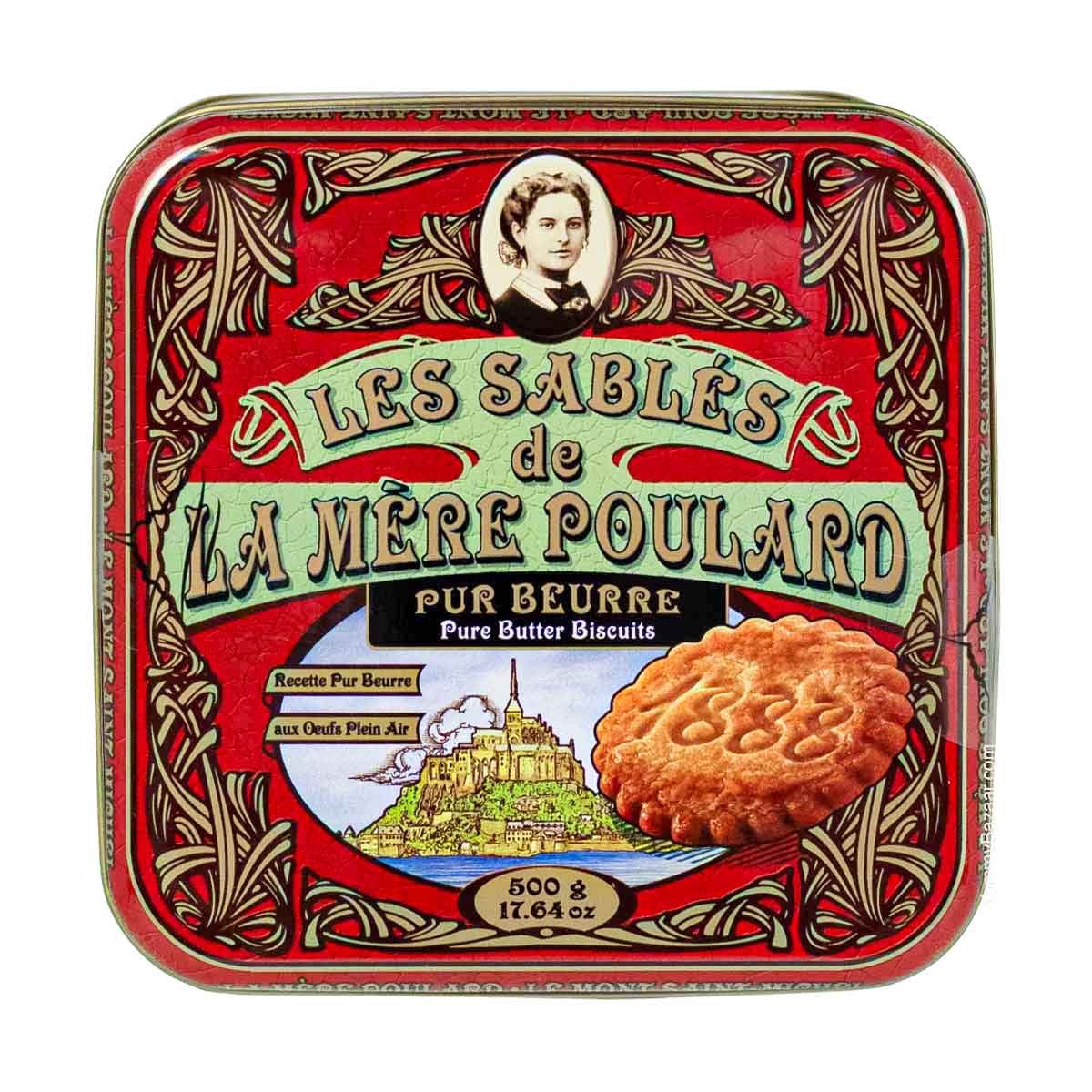 La Mere Poulard French Butter Sable Cookies in Luxury Tin 2