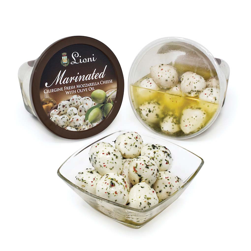 Lioni Latticini Ciliegine Fresh Marinated Mozzarella in Water, ~0.5oz Balls 2