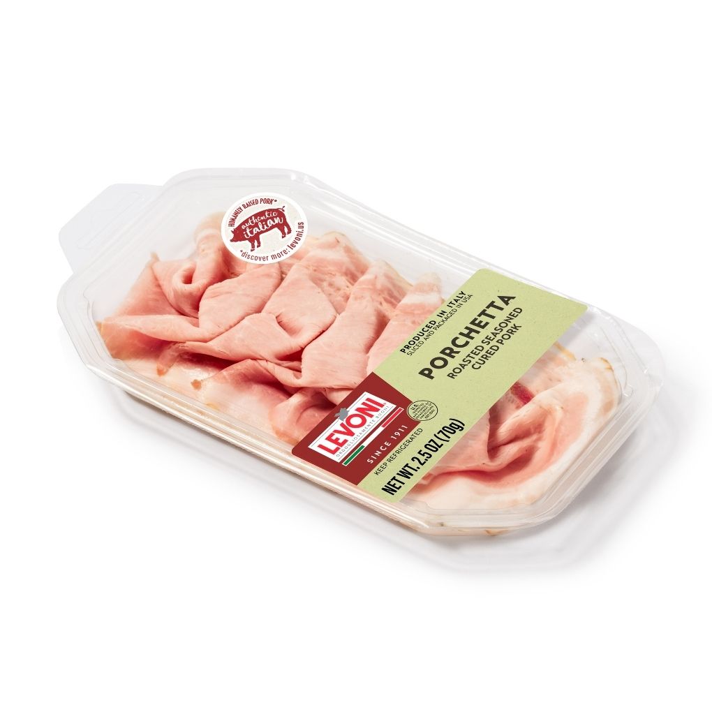 Levoni Roasted Porchetta, Sliced 1