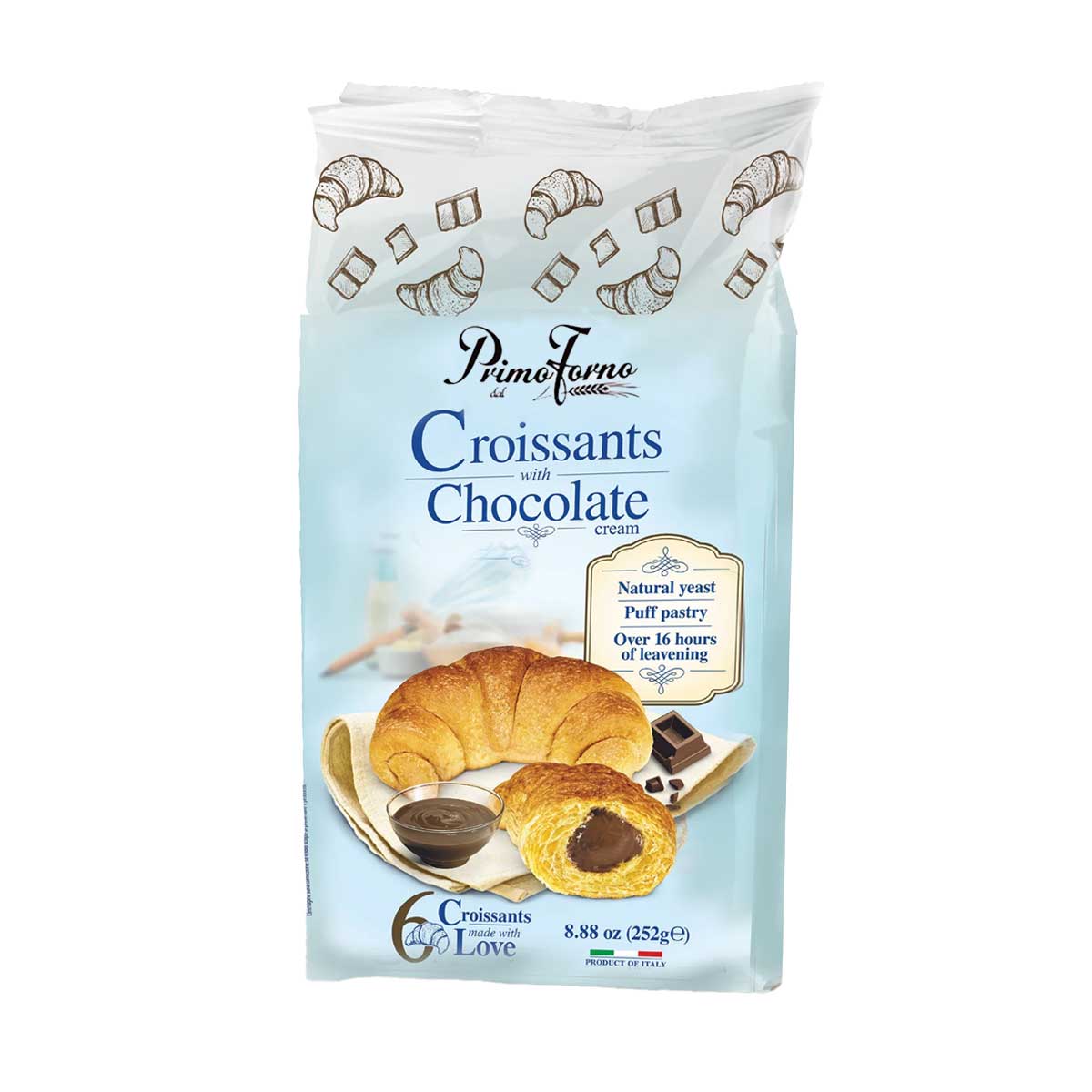 Primo Forno Italian Croissant with Chocolate Cream 1