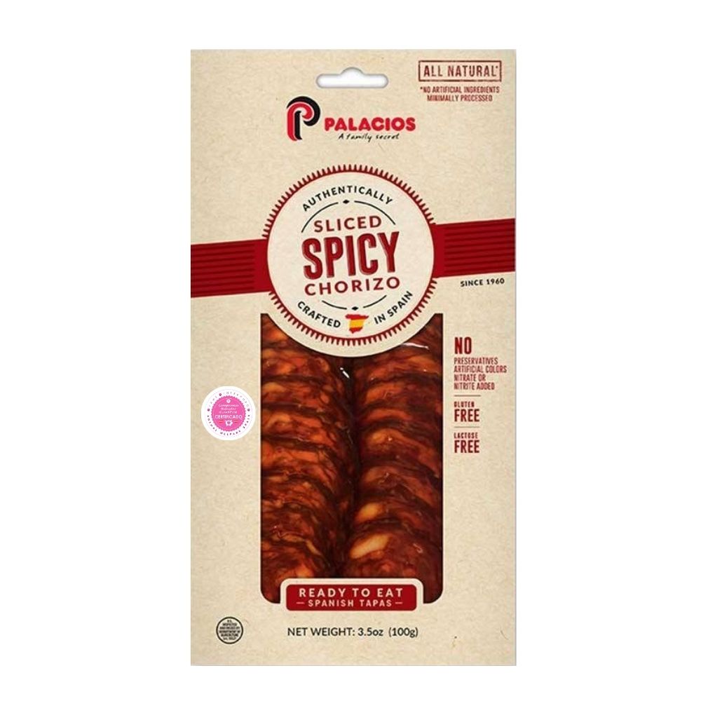 Palacios Sliced Spicy Chorizo 1