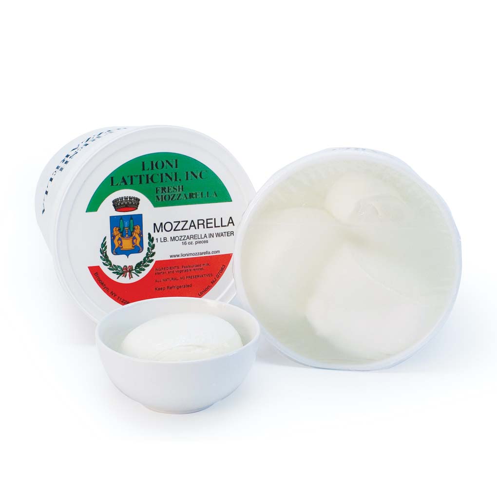 Lioni Latticini Fresh Mozzarella in Water, 1lb Balls 2
