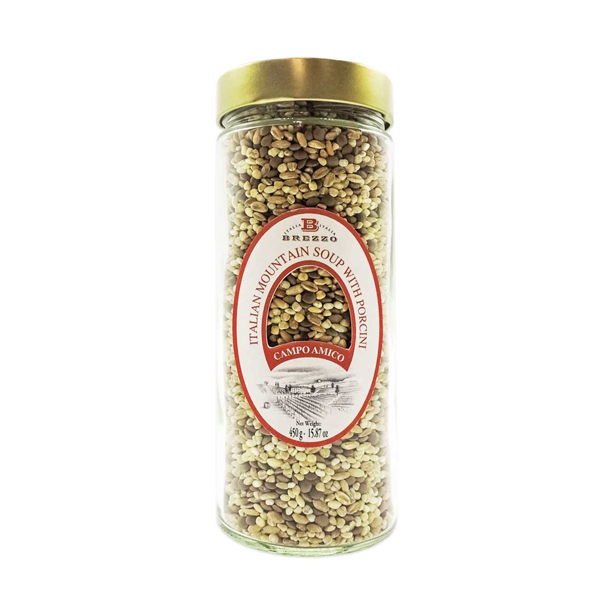Brezzo Italian Mountain Soup Mix with Porcini 1