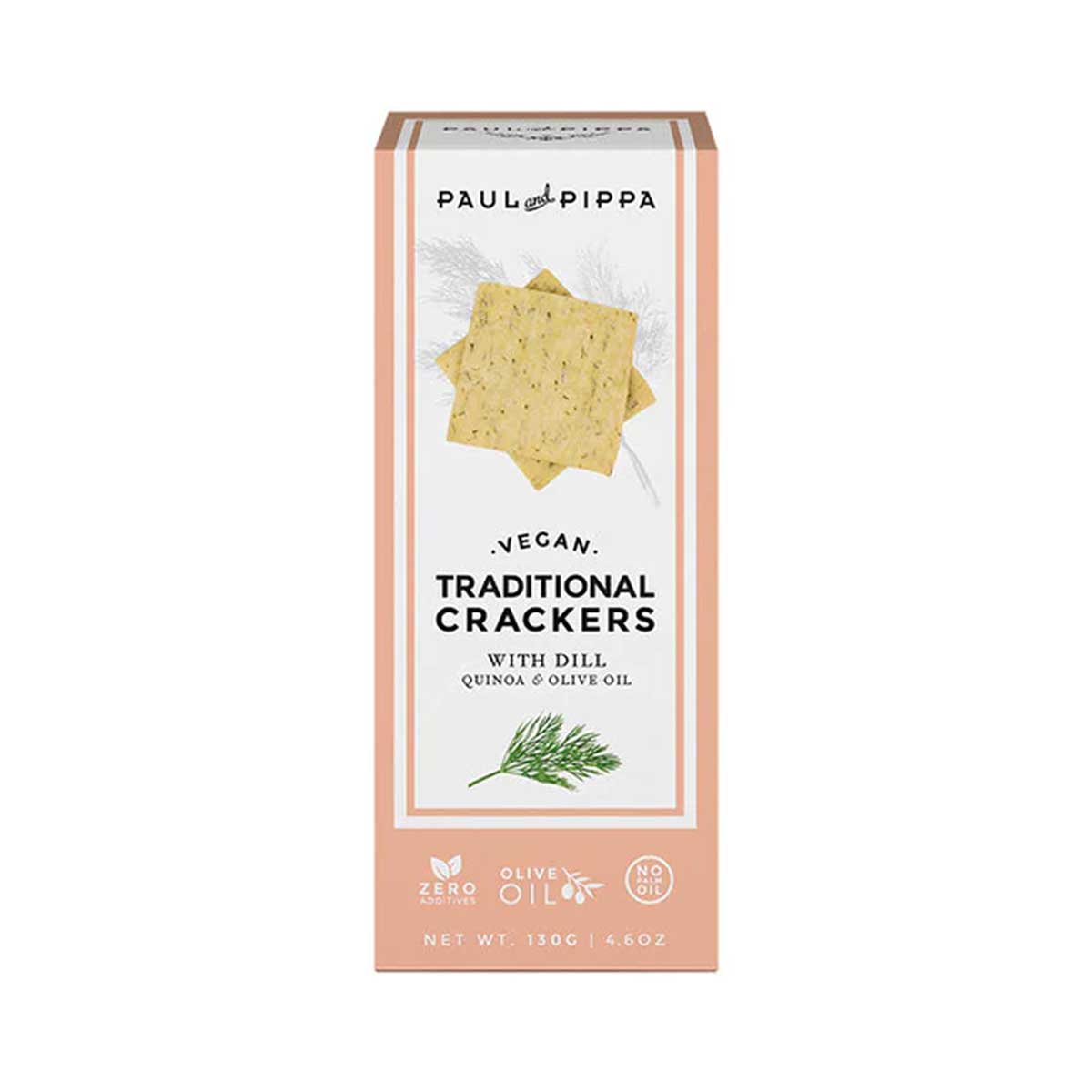 Paul and Pippa Dill Olive Oil Crackers, No Palm Oil & Vegan 1