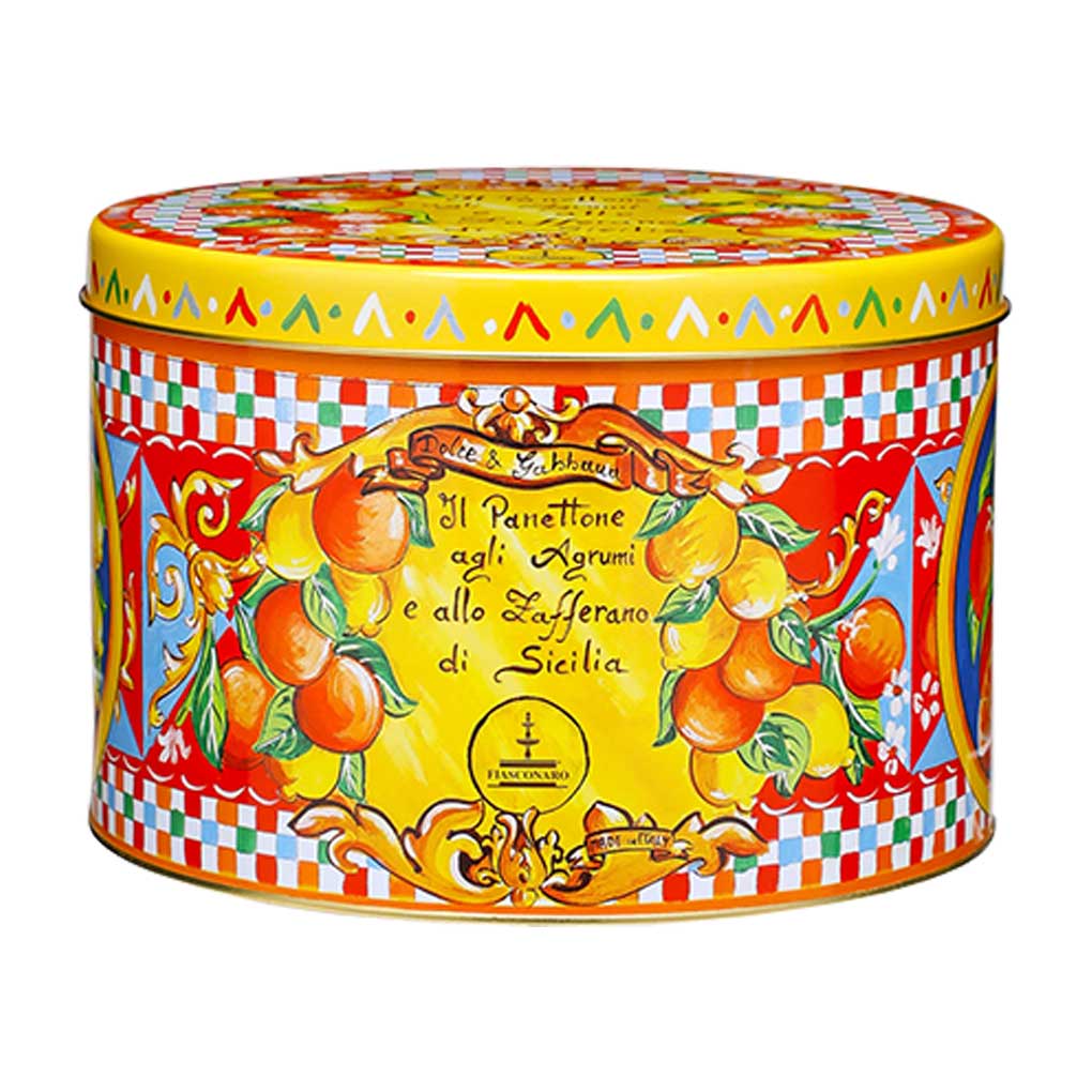 Fiasconaro D&G Sicilian Citrus & Saffron Panettone 1