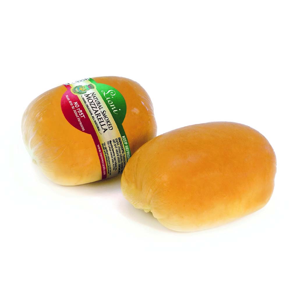 Lioni Latticini Smoked Mozzarella, Hand Wrapped, 1lb Balls 2