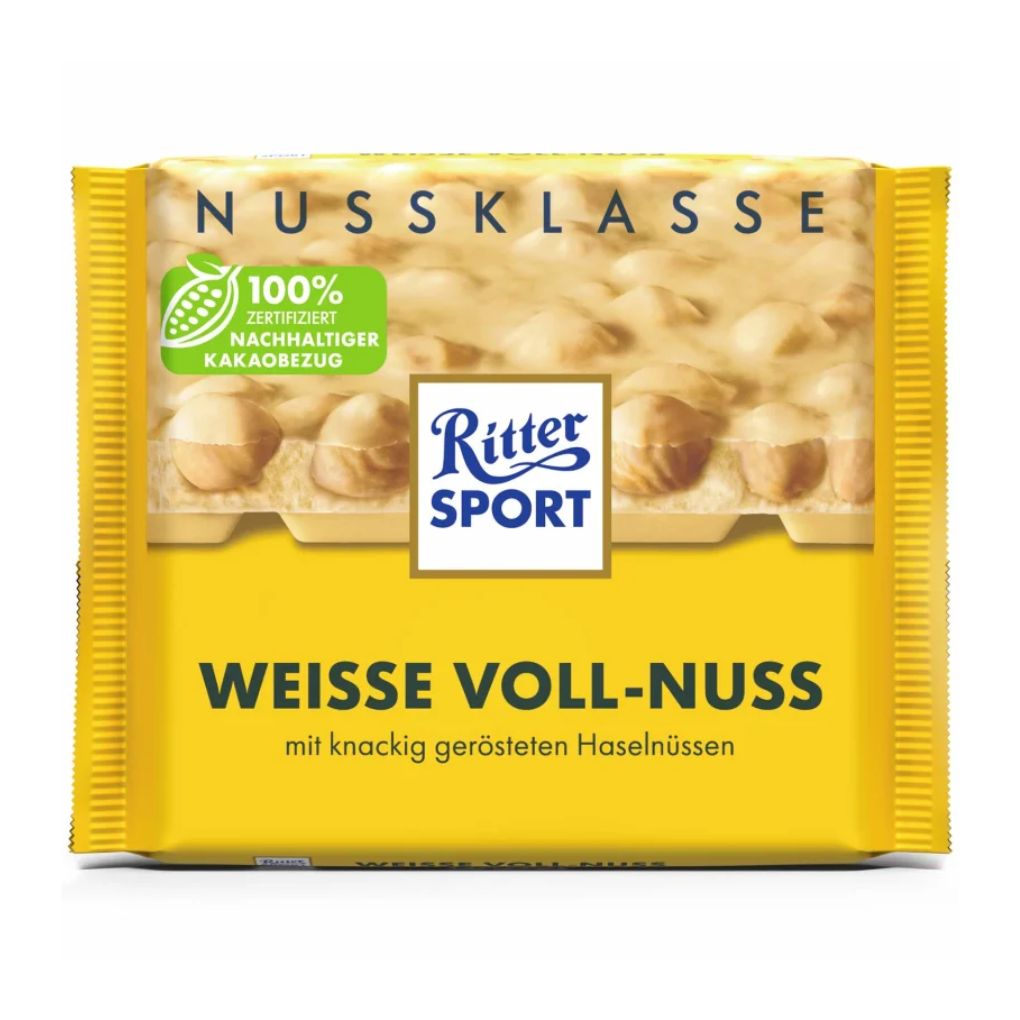 Ritter Sport White Chocolate with Whole Hazelnuts 1