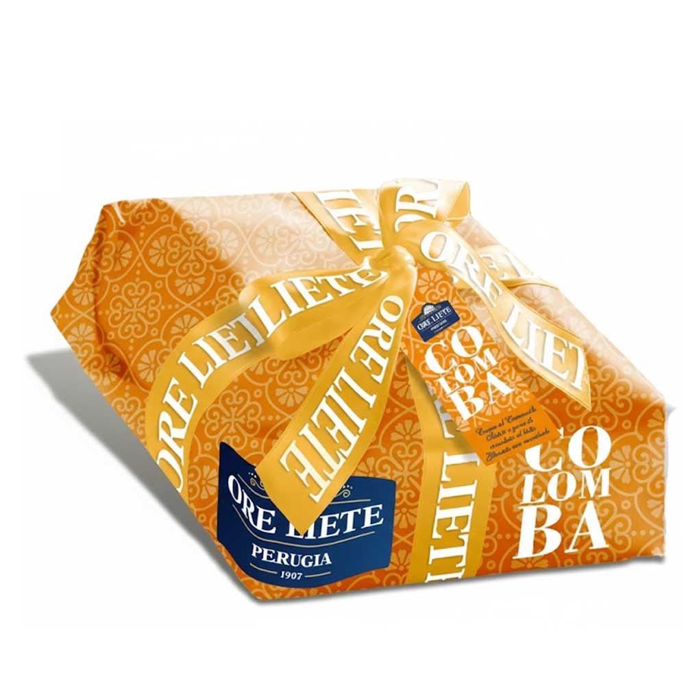 Ore Liete Colomba Cake with Salted Caramel and Chocolate, Hand-Wrapped 1
