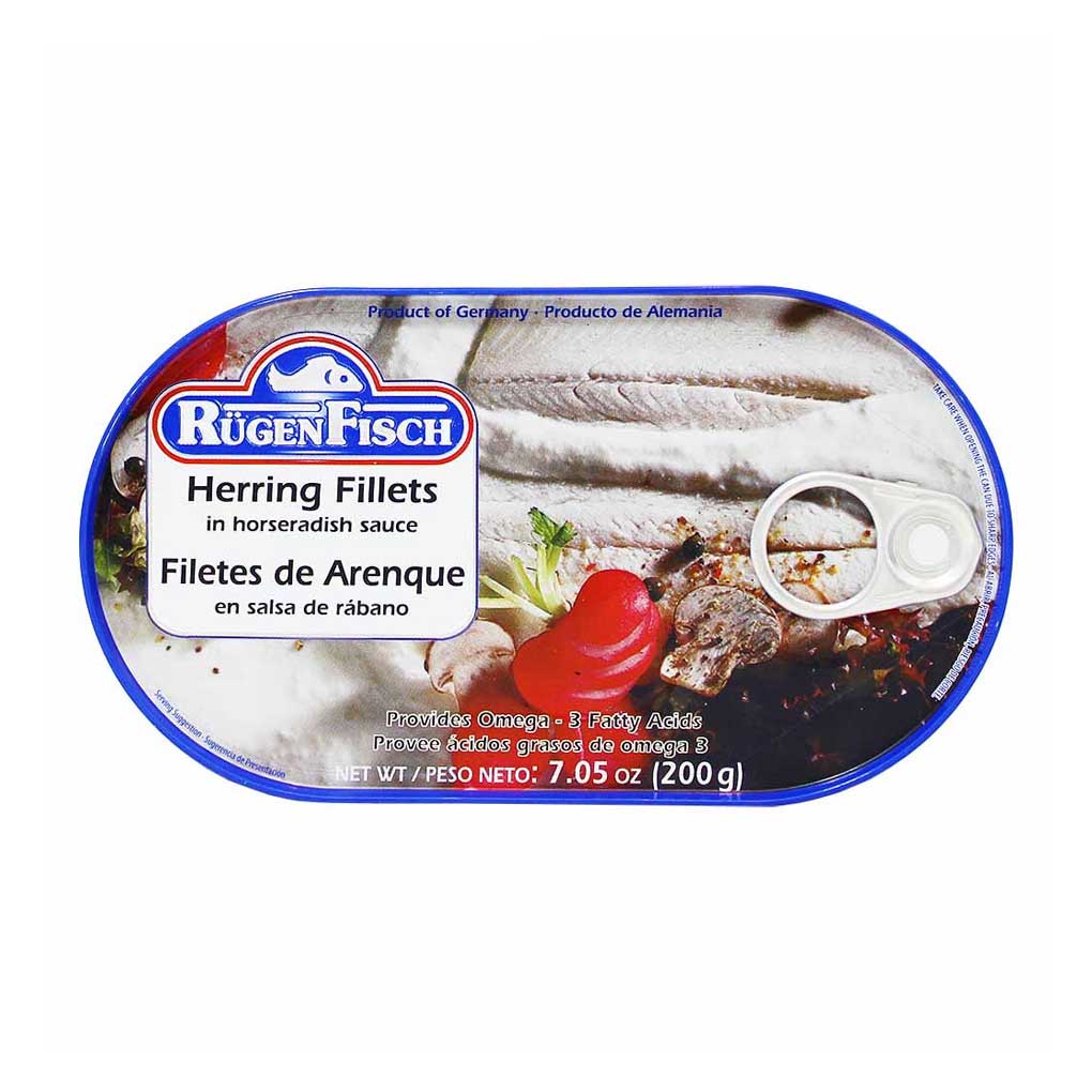 Rugen Fisch Herring Fillets in Horseradish Sauce 1