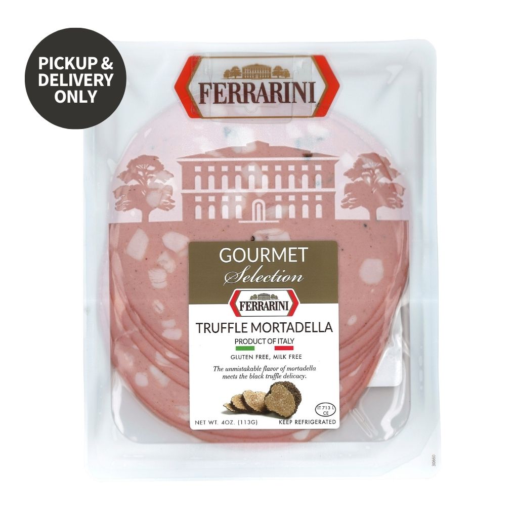 Ferrarini Mortadella with Truffle, Sliced 1