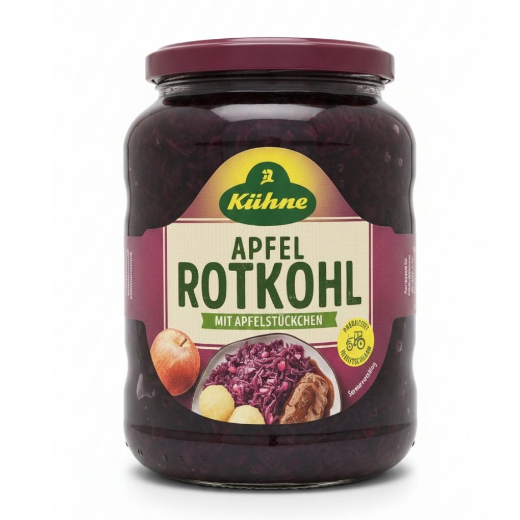 Kuhne Red Cabbage with Apple 1