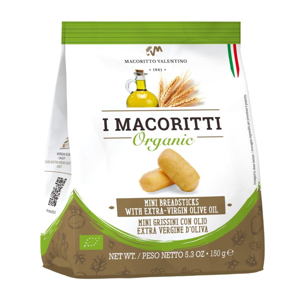 I Macoritti Mini Organic Grissini with EVOO 1