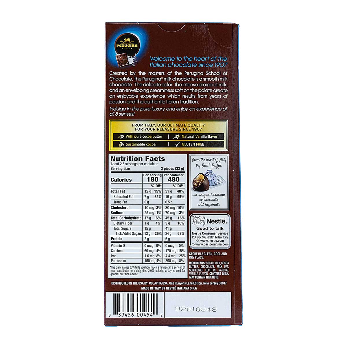 Perugina Milk Chocolate Bar 2