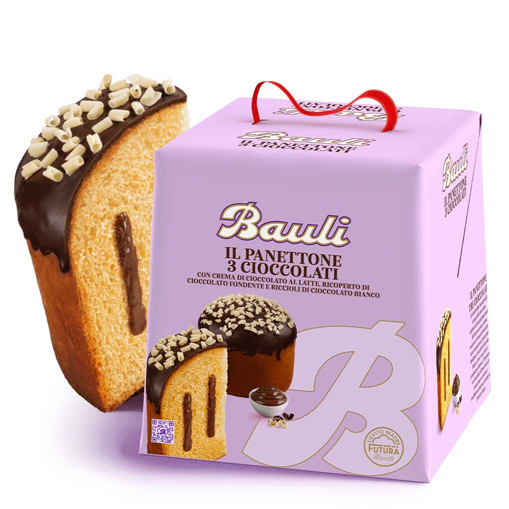 Bauli Three Chocolate Panettone 1