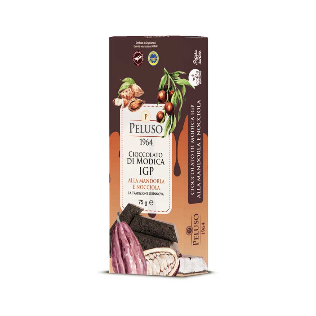 Peluso Preorder: Modica PGI Chocolate with Almond & Hazelnut 1